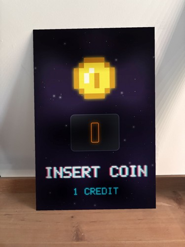 Poster métal insert - métal, coin