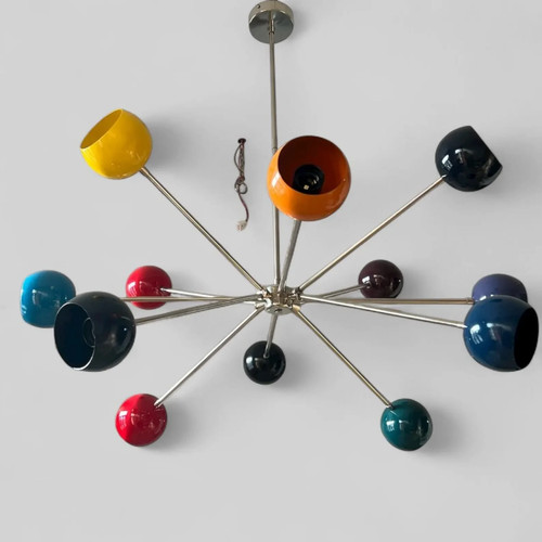 Lustre sputnik multicolore - sputnik,