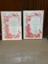 Menu ancien - Aux trois