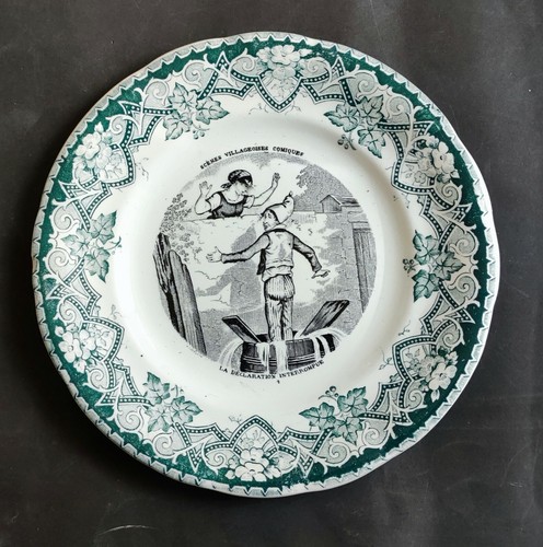 Assiette parlante luneville - parlante,
