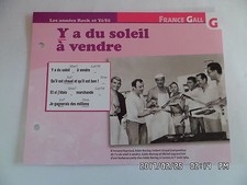 CARTE FICHE PLAISIR DE CHANTER