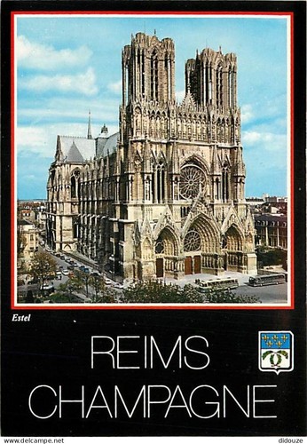 Carte postale reims - carte,