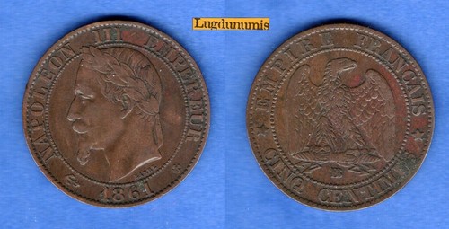 Centimes napoléon iii 1861 - centimes,