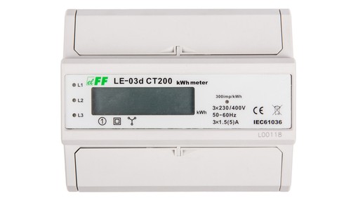 Compteur électrique triphasé