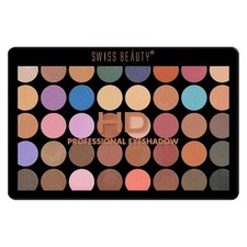 Palette Multicolore Professionnelle Hd De 40 Couleurs Swiss Beauty 02, 48g
