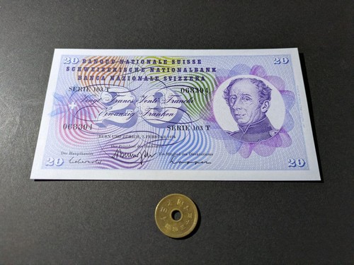 Billet francs suisse - billet, de