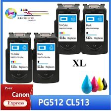 Cartouches d'encre compatibles Canon 512 513 XL PIXMA PG512XL CL513XL MX 410 420