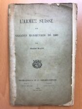 L'Armée Suisse aux Grandes