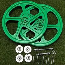 Jeu de moyeux de roue BMX