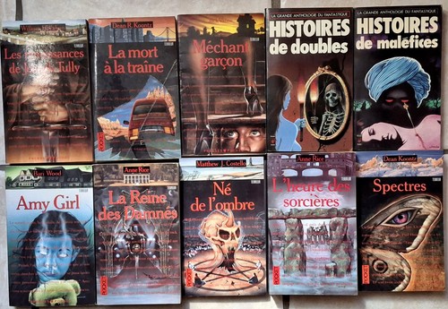 Lot livres terreur - ,
