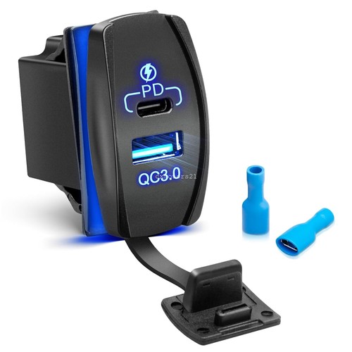 Type usb charger rocker - pd, &