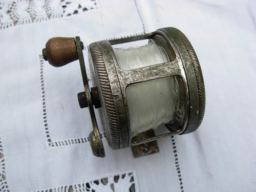 Moulinet pêche ancien - moulinet,