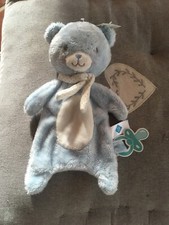 TEX BABY DOUDOU OURS PLAT BLEU