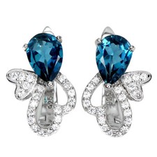 925 Argent Sterling Poire