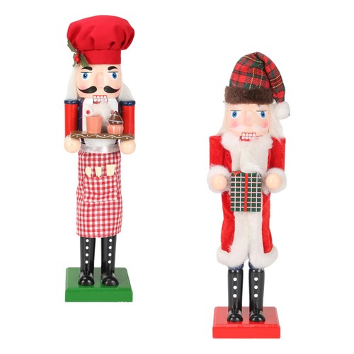 Casse noisette bois 36cm - casse-noisette,