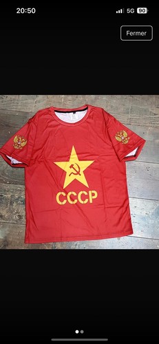 Maillot urss cccp - urss, vintage