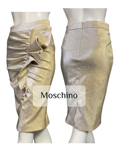 Jupe dorée moschino taille - dorée,