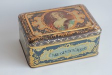 Boîte tôle lithographiée