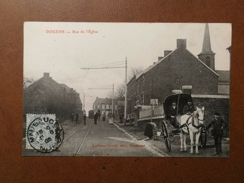 Cpa douzies rue de - cpa,