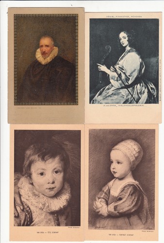 Lot old postcards museum - lot,