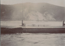 Allemagne, Rüdesheim am Rhein, Vue de Binger Loch, Vintage print, circa 1895 Tir