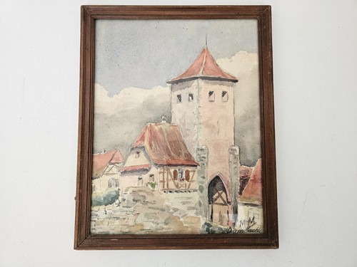 Tableau aquarelle paysage - -,