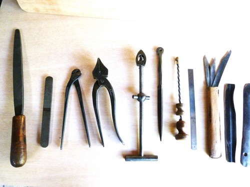 Lot anciens outils - outils, de
