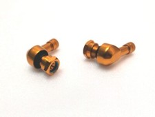 Paire valves coudée alu Or
