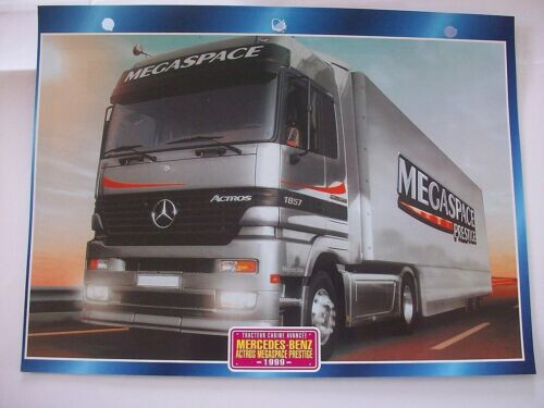 Carte fiche camion tracteur - carte,