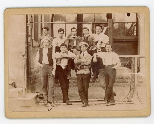 Photo vers 1880 gymnaste - vers, 1880,
