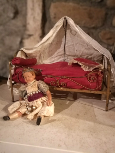 Jouet lit ancien poupée - de,