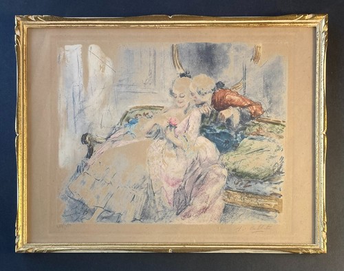 Antoine calbet scène - "scène, galante