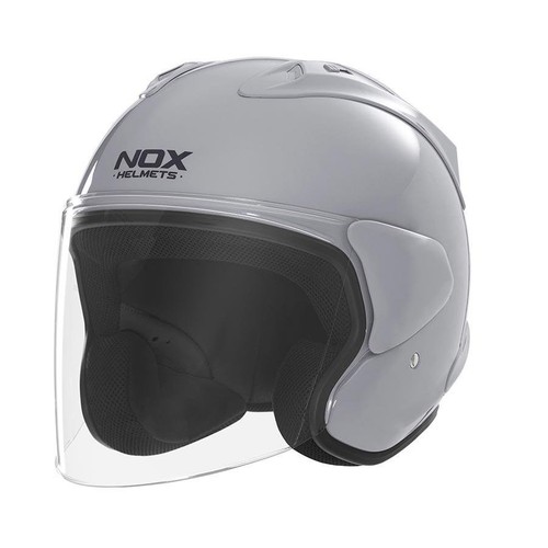 Casque jet nox n220 - -s, gris