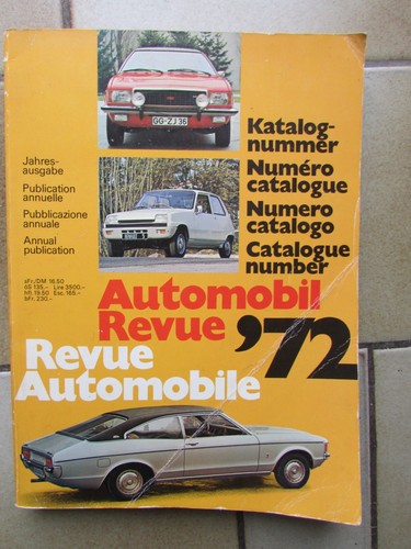 Revue automobile suisse 1972 - automobile,