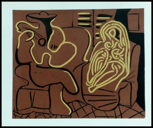 Pablo picasso femme dans un - :,