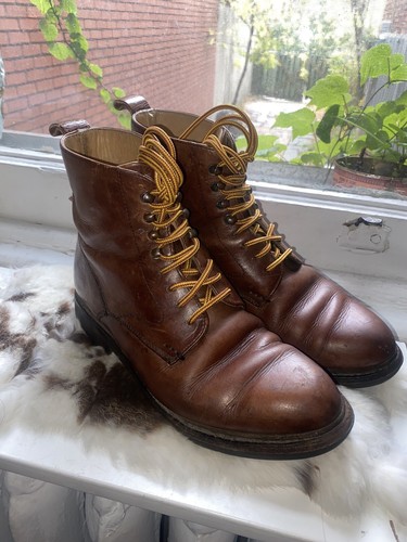 Heschung boots leather - leather, brown