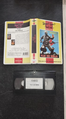 Vhs flic ninja video - vhs, k7