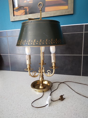Lampe bouillotte empire feux - lampe,