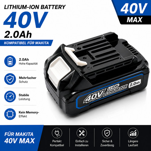 Batterie 40v max 2ah ion - 40v,