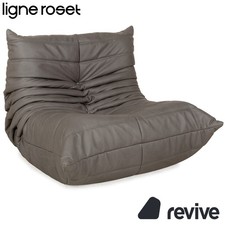Ligne Roset Togo Textile Vegan Fauteuil Gris Neubezug