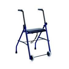 Mopedia Déambulateur pliable Nettuno pour personnes âgées et handicapées, 4 roue