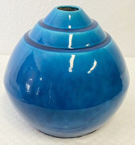 Vase céramique primavera bleu - vase,