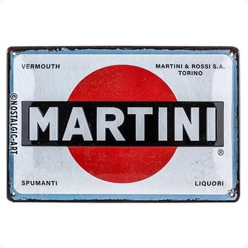 Plaque vintage martini logo - vintage,,