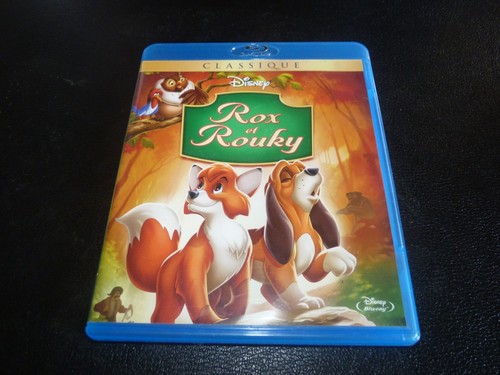 Blu ray rox rouky dessin - blu-ray, rouky"