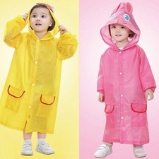 Manteau de pluie 3-8 ans jolie veste épaisse enfant imperméable Oxford à capuche