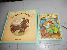 Livre 3D pop-up original  éd. Rouge et Or - lot de 2 en tres bon etat