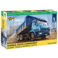 KAMAZ DUMP TRUCK KIT 1:43 Zvezda Kit Camion Nouveau modèle