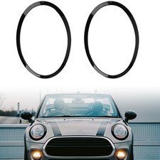 2 Pièces Anneaux de Garniture de Phare de Rechange Pour Mini Cooper F55 F56 F...
