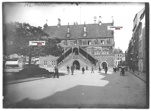 Plaque verre photo ancienne