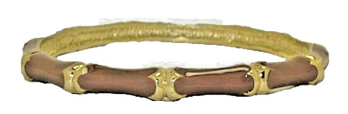 Bracelet bangle marron époxy - bracelet,